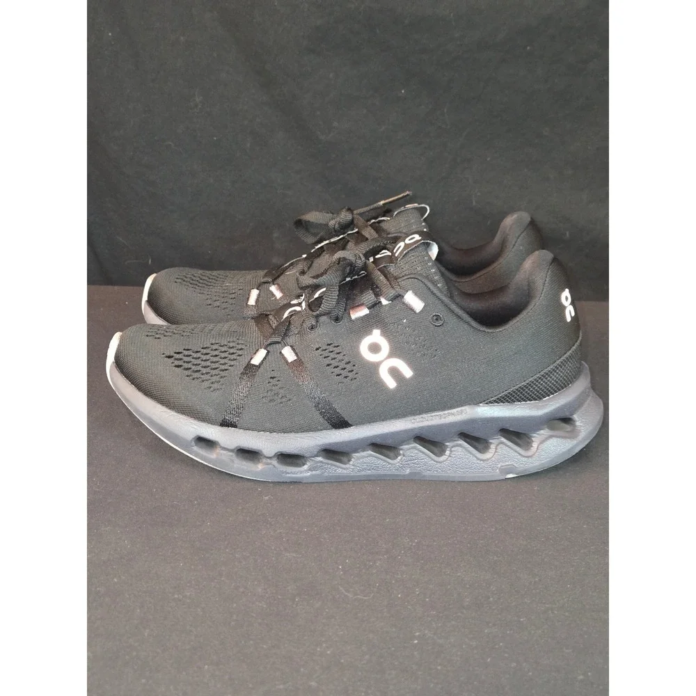 On Cloud Surfer Women's Running Shoes‎ Black US W7 Lightweight Swiss Engineering